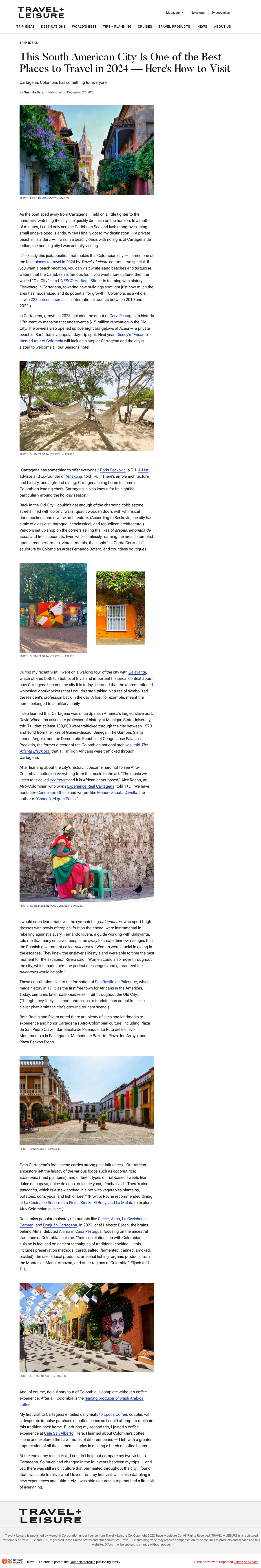 This South American City Is One of the Best Places to Travel in 2024 — Here's How to Visit